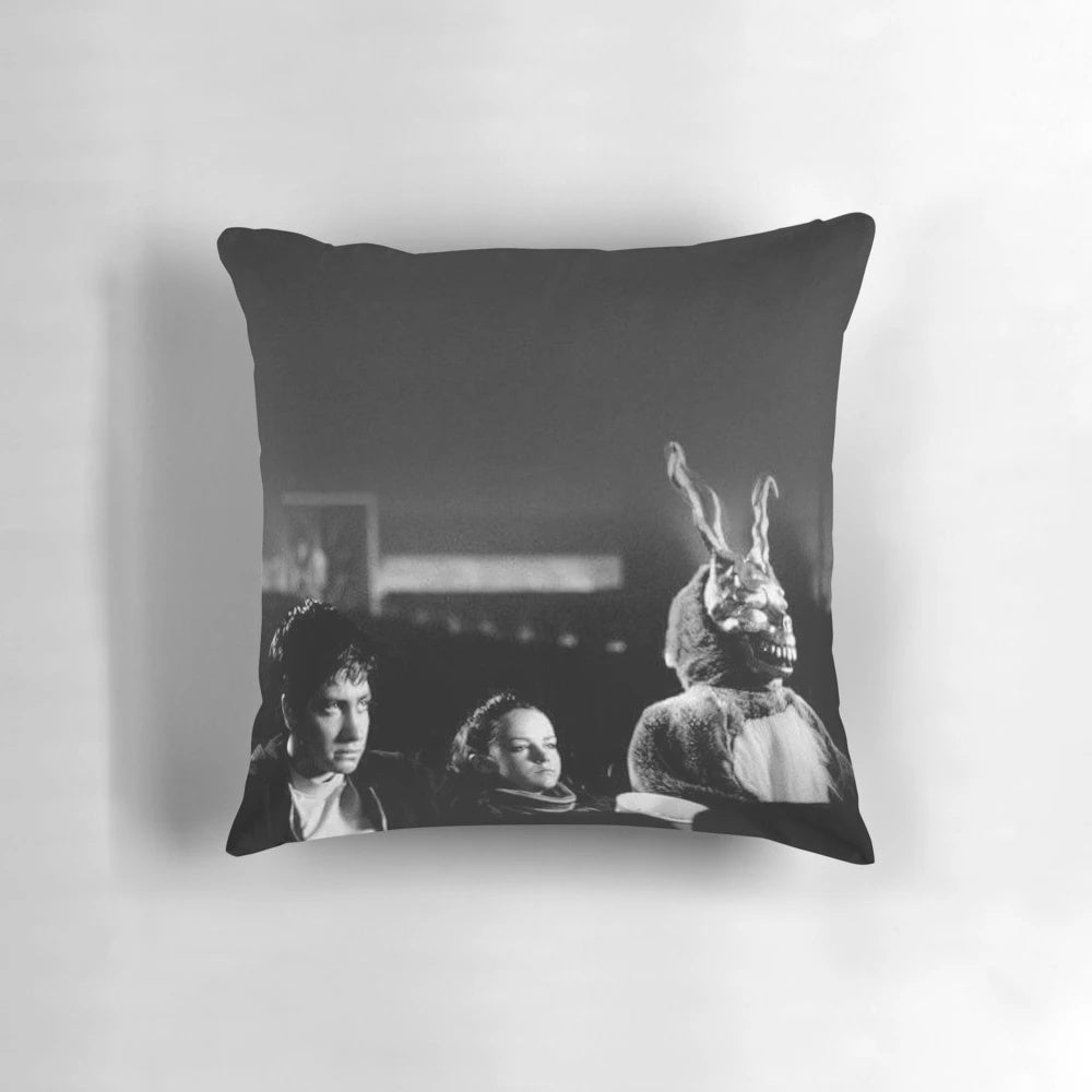Donnie Darko movie-inspired pillow featuring the iconic main character