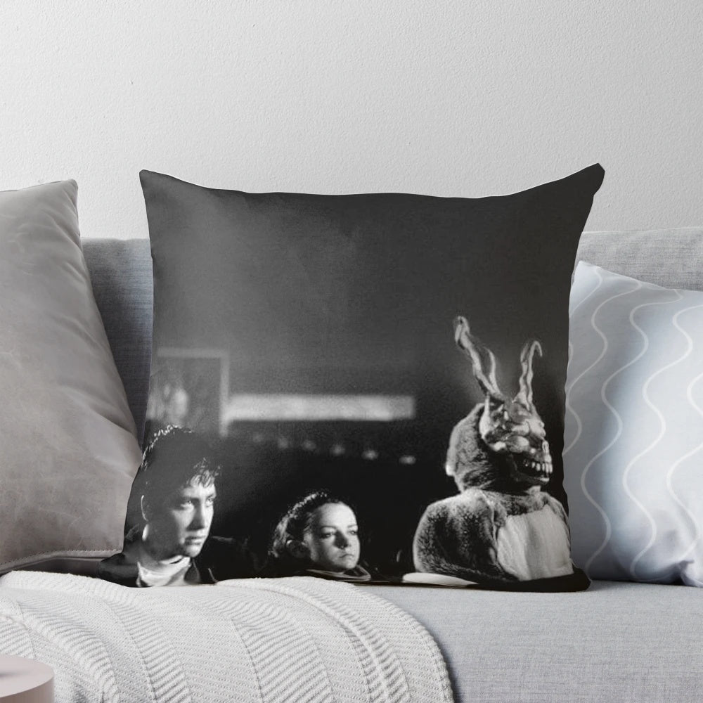 Donnie Darko movie-inspired pillow featuring the iconic main character