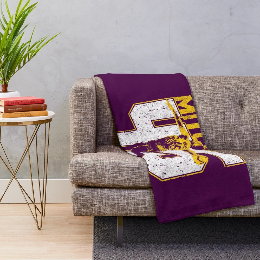 Donovan Mitchell Inspired Plush Blanket for Basketball Fans