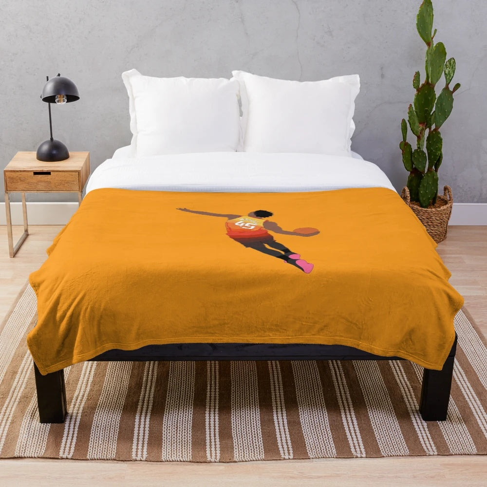 Donovan Mitchell Plush Blanket for Basketball Enthusiasts