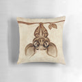 Doodles by David Kawena Bat Pillow - Unique Decorative Throw Pillow with Patterned Bat Design