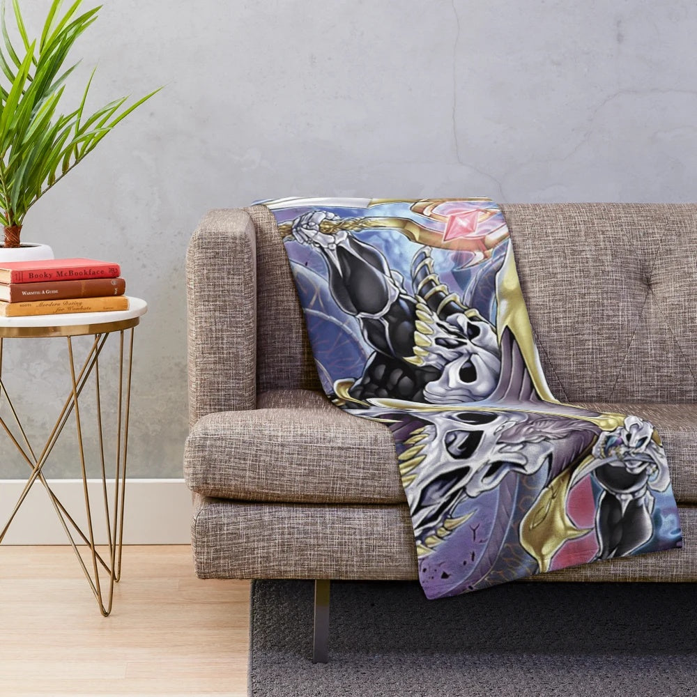 Doomking Balerdroch inspired plush blanket for yugioh fans
