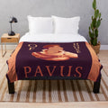 Dorian Pavus inspired plush blanket featuring the Dragon Age Inquisition character