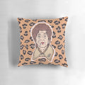 Dotty Cotton inspired decorative pillow featuring a retro, British-themed design