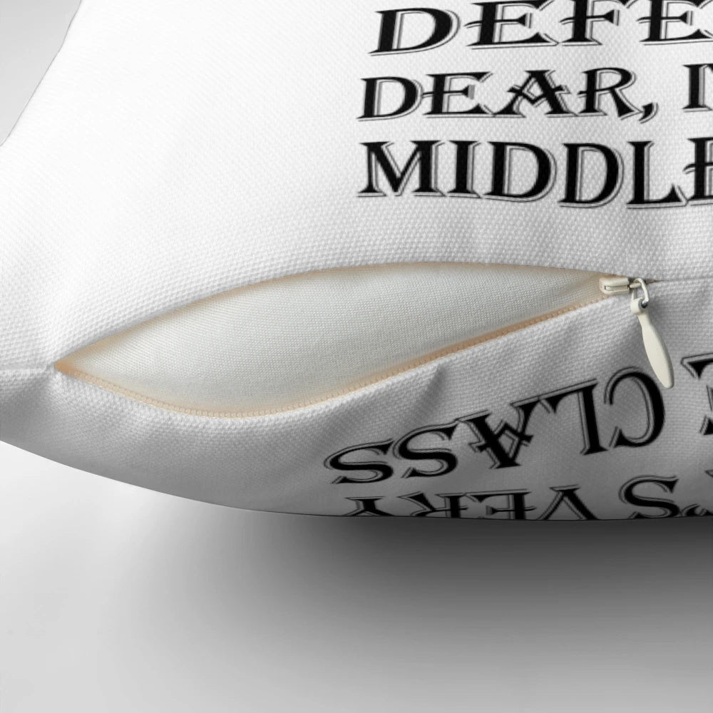 Vintage-style Downton Abbey themed decorative pillow with regal duchess design