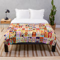 Drag Queen Inspired Plush Blanket with Colorful Design