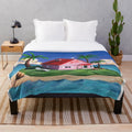 Dragon Ball Kame House Plush Blanket