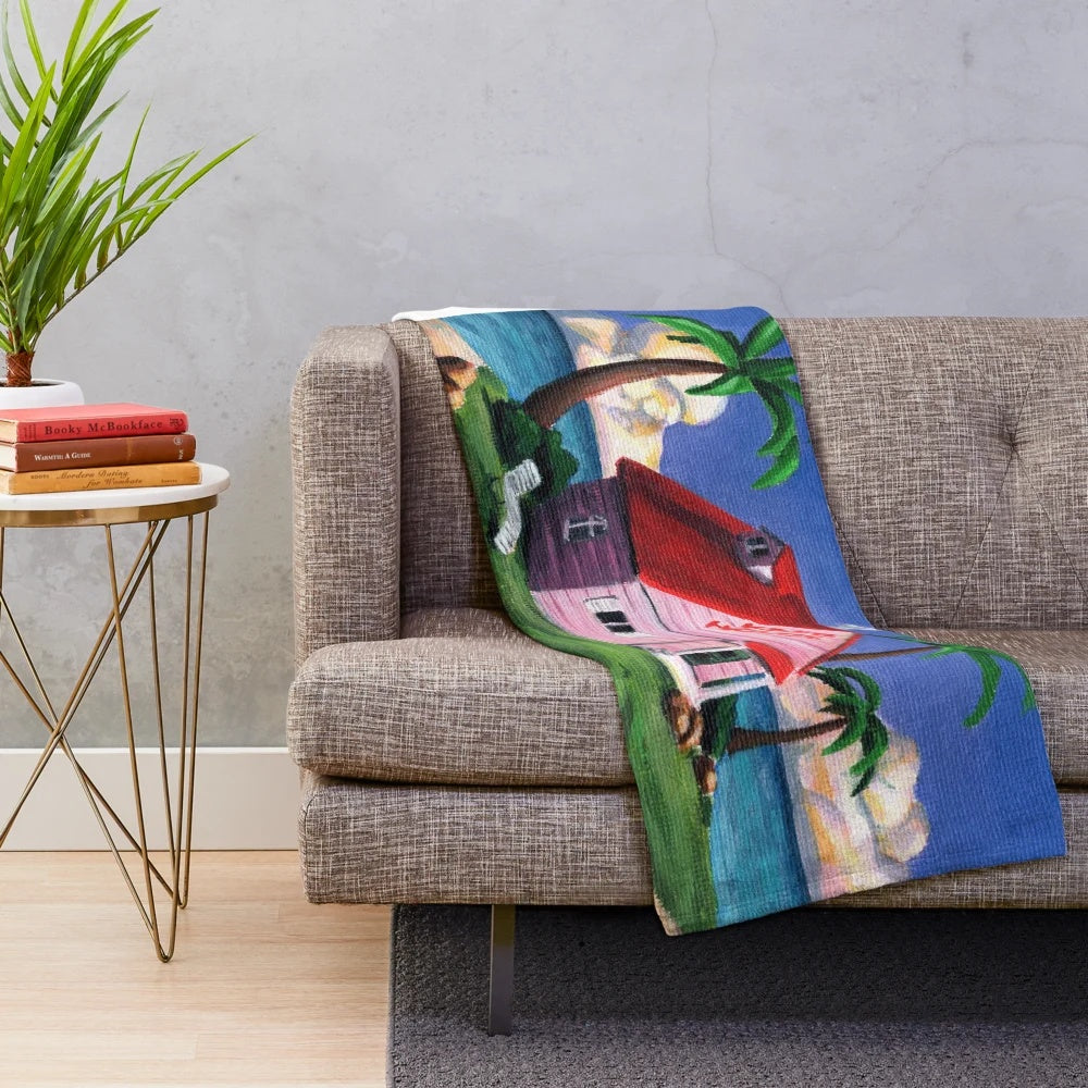 Dragon Ball Kame House Plush Blanket