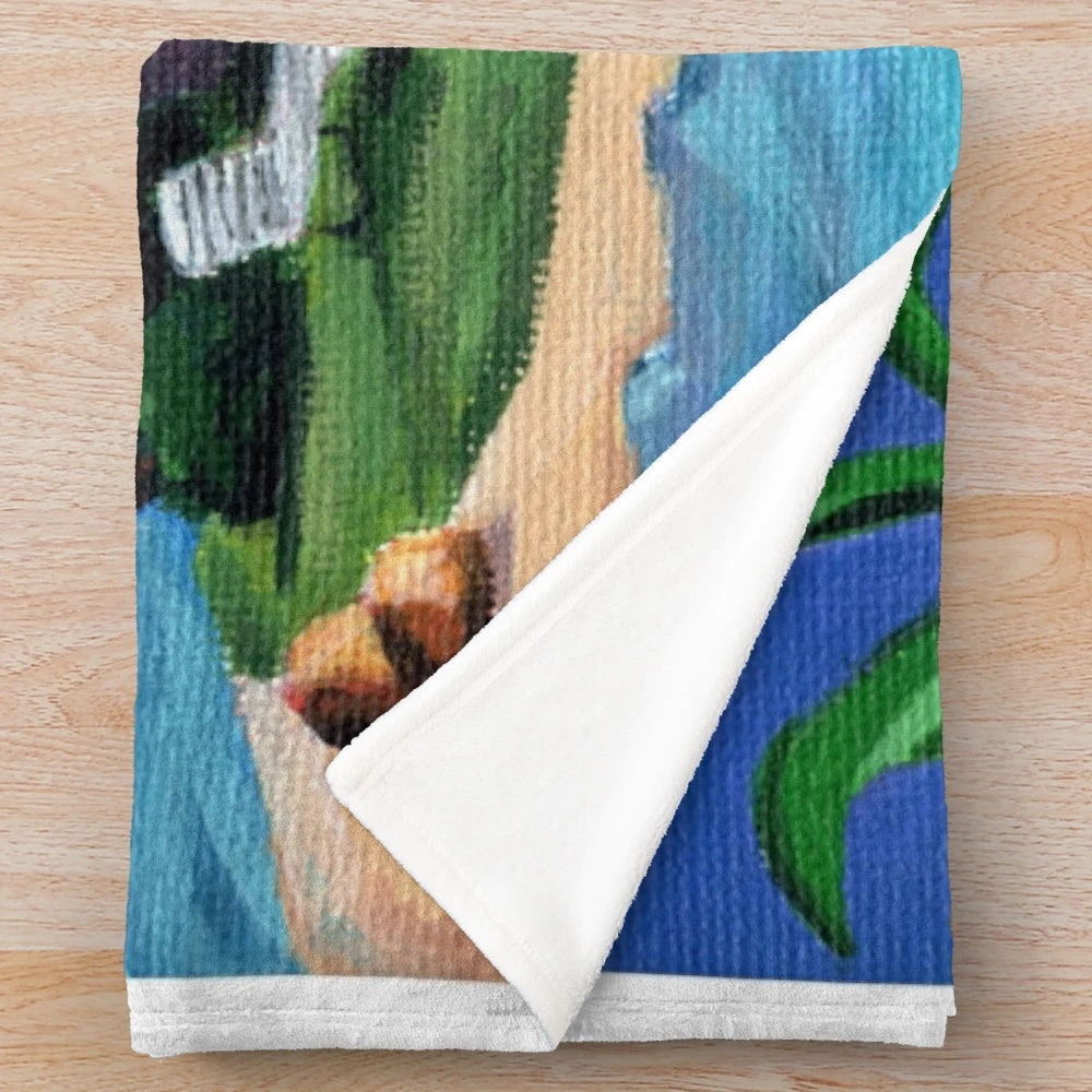 Dragon Ball Kame House Plush Blanket