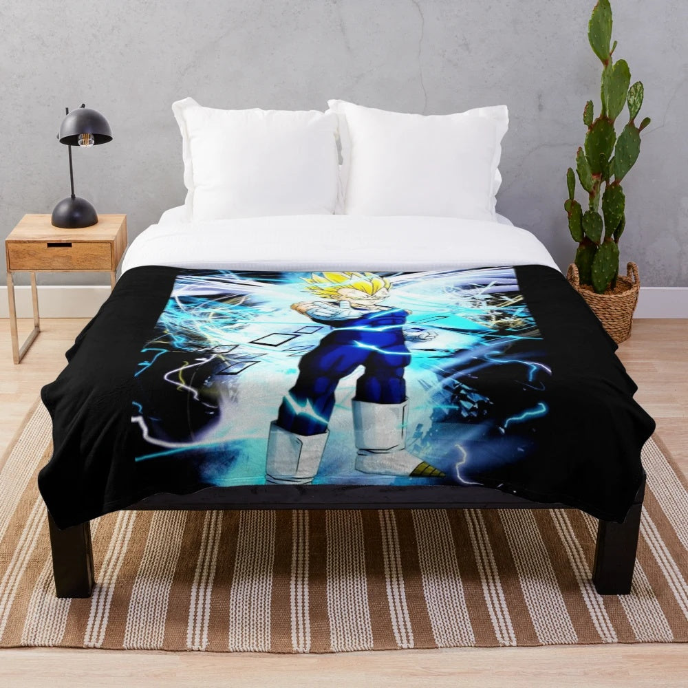 Dragon Ball Majin Vegeta Plush Blanket