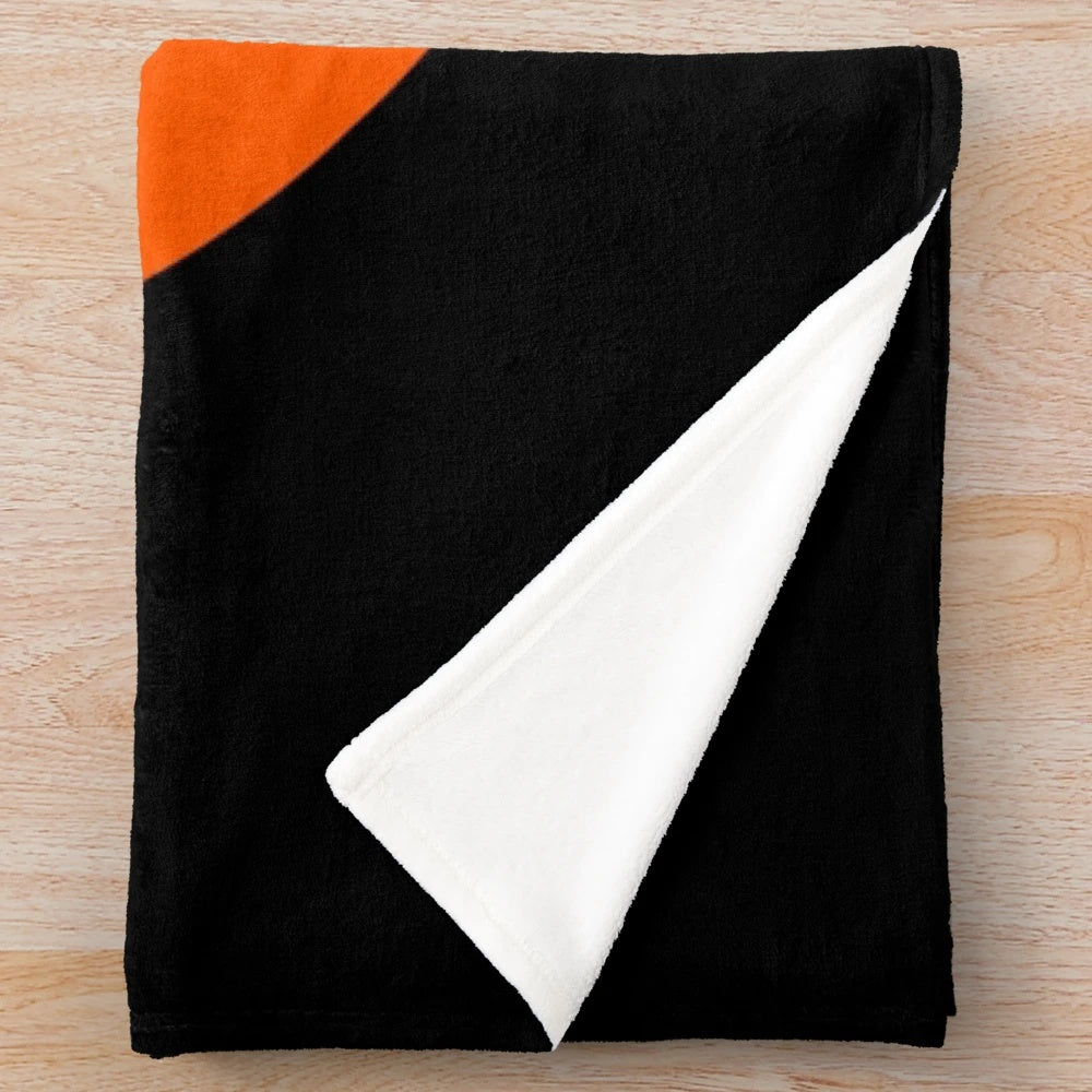 Dragon Ball Z Goku Silhouette Plush Blanket