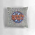 Dragonaut Pillow featuring the iconic album cover art from the stoner metal band Holy Mountain