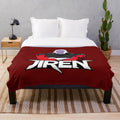 Dragonball Jiren plush blanket with custom fan art design