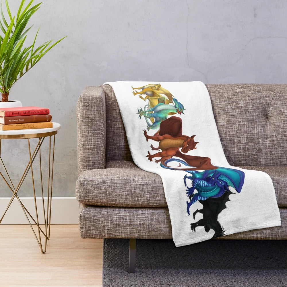 Wings of Fire Dragonets of Destiny Plush Blanket