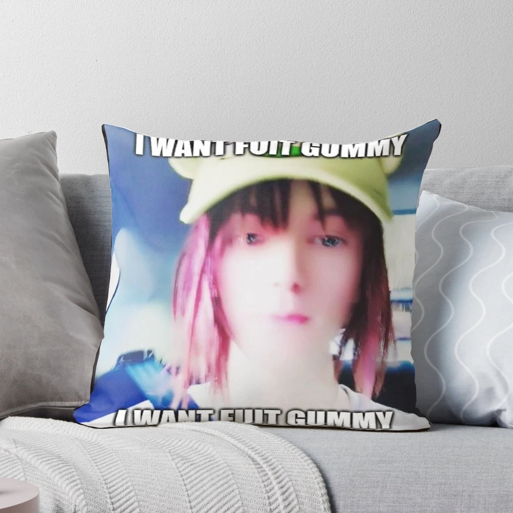 Drain Gang Bladee Meme Pillow - Comfortable and Stylish Home Decor