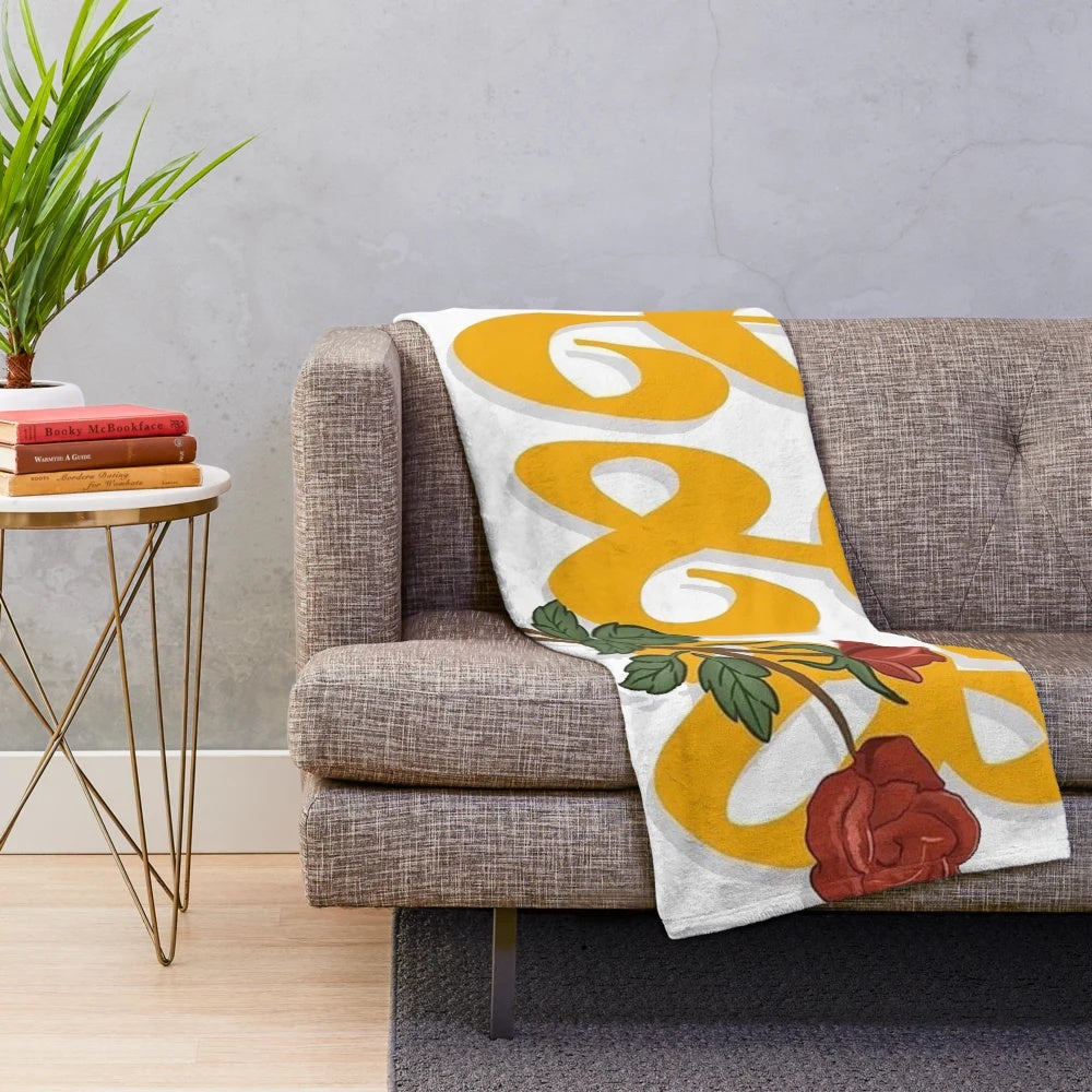Drake-inspired Certified Lover Boy plush blanket with album logo