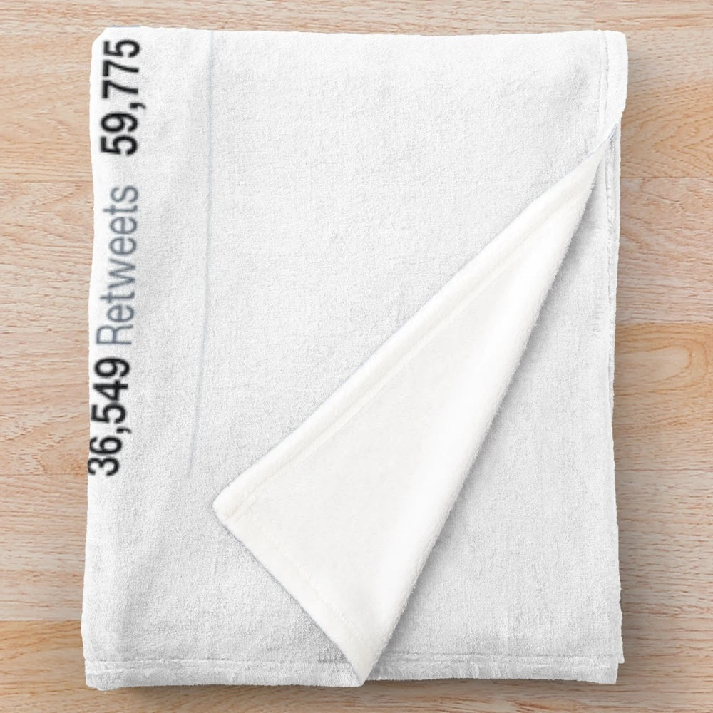 Drake inspired plush blanket featuring the "Say No" meme