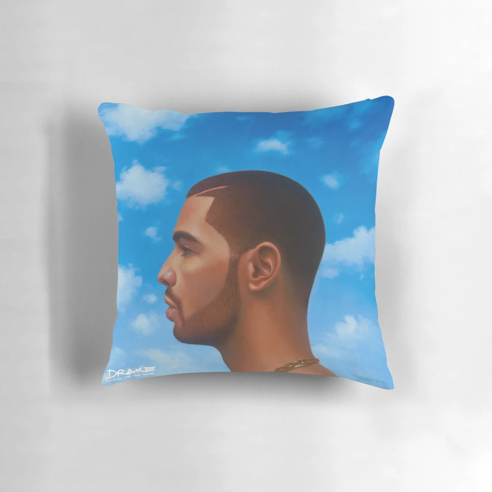 Drake "Nothing Was The Same" album cover printed on a high-quality throw pillow