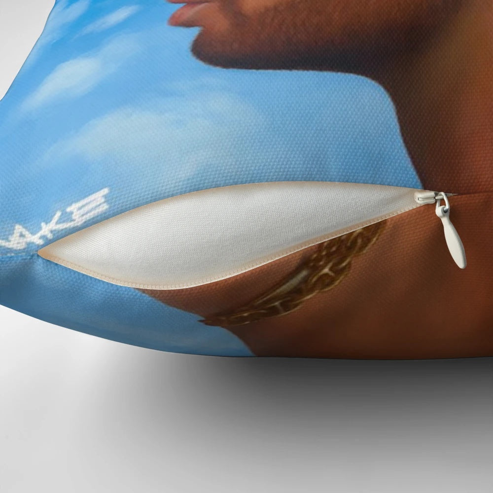 Drake "Nothing Was The Same" album cover printed on a high-quality throw pillow