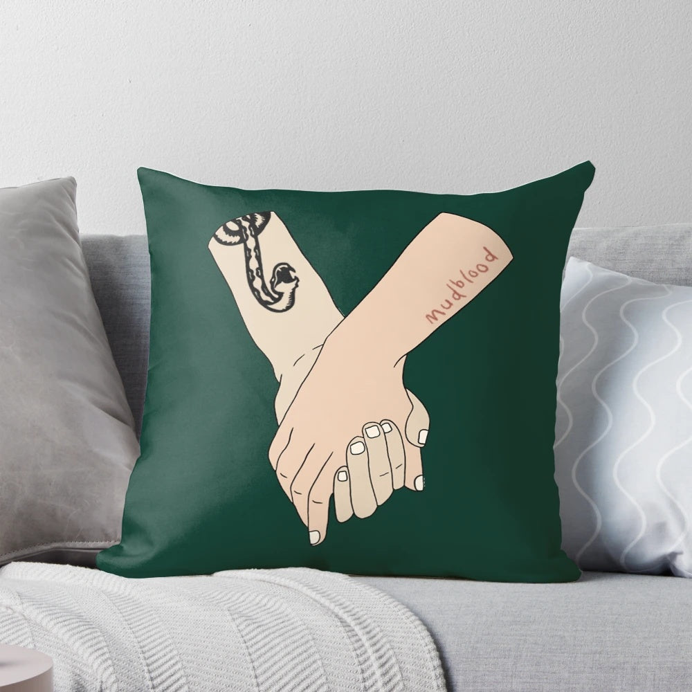 Dramione Pillow - Soft and Comfortable Pillow Featuring Characters from Wattpad Fanfiction