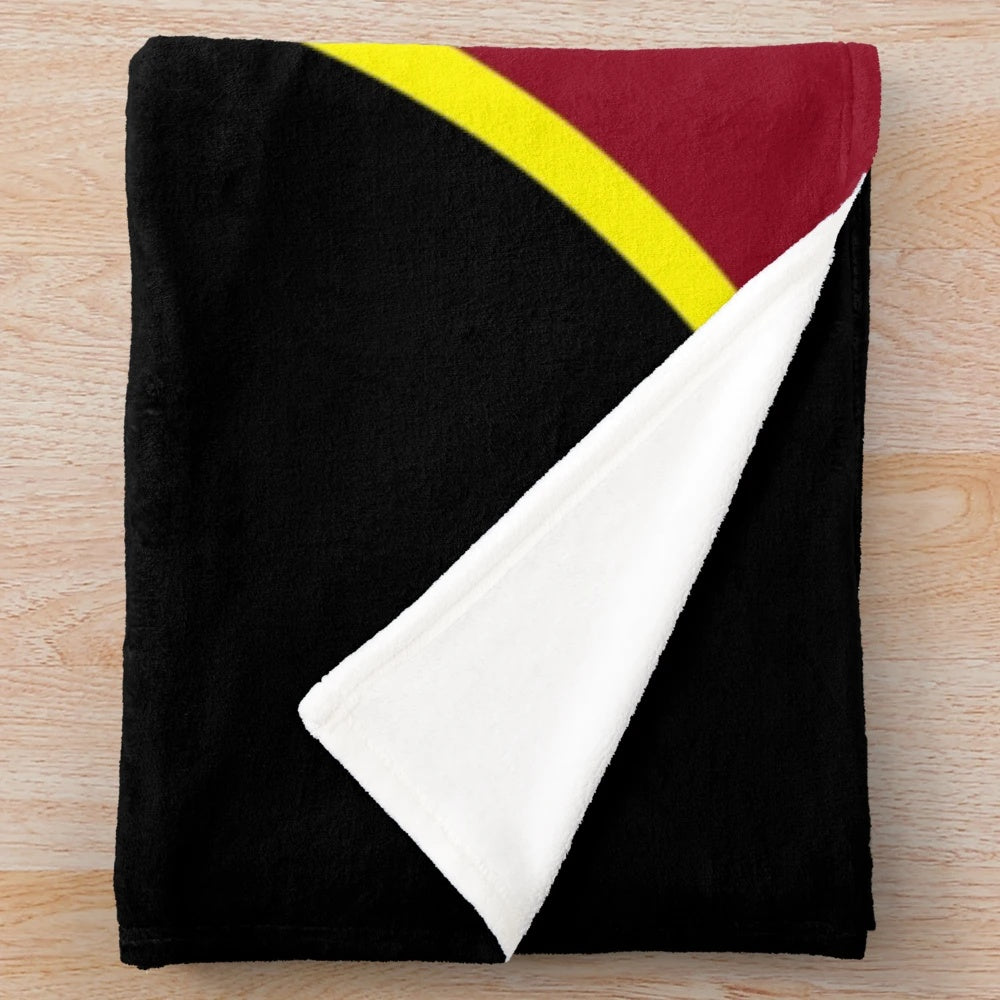 Dream SMP inspired plush blanket featuring characters like Tommyinnit, Tubbo, Wilbur Soot, and the Dream Team