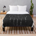 Rune Dreamcatcher Plush Blanket for Cozy Home Decor