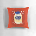 A soft, plush pillow with a mayo-inspired design, perfect for mayo lovers and dreamers.
