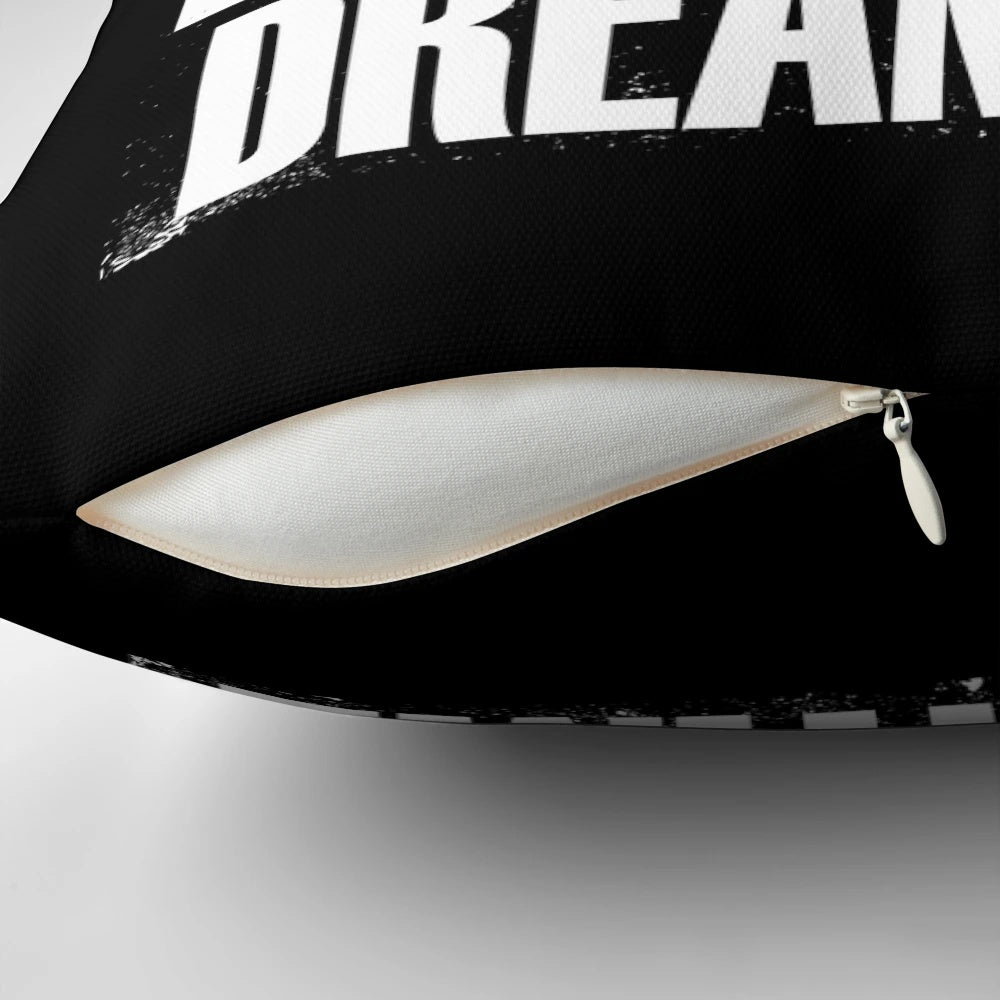 Straight Outta Dreamtime Aboriginal Pillow with Dotted Indigenous Australian Art Design