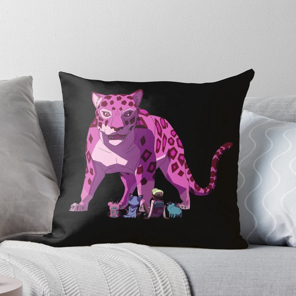 Dreamworks Animation Netflix Kipo and the Age of Wonderbeasts Mega Jaguar Kipo Pillow