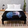 Dreamworks Dragons Starry Plush Blanket featuring Toothless and Light Fury