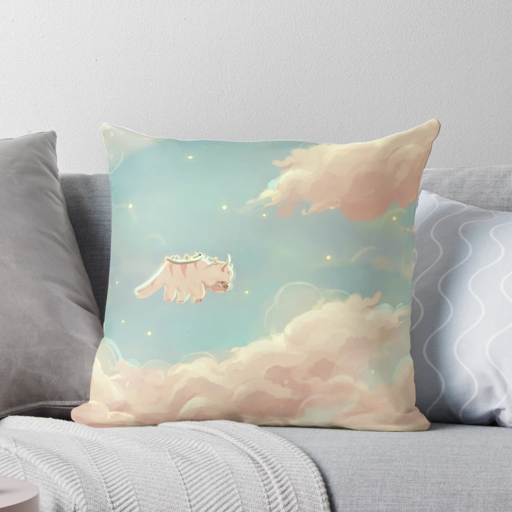 Cozy Appa-inspired pillow for Avatar the Last Airbender fans
