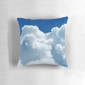 Plush cloud-shaped pillow with a soft, fluffy design