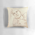 Soft, comfortable pillow featuring a dreamy illustration of Commander Cullen from the Dragon Age Inquisition video game.