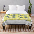 Dragonfly plush blanket featuring a nature-inspired design
