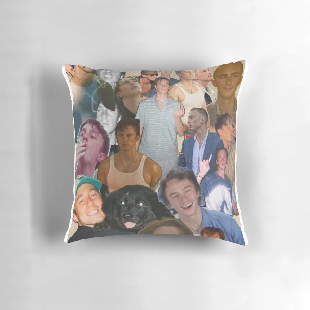 Drew Starkey premium decorative pillow for a cozy, stylish bedroom