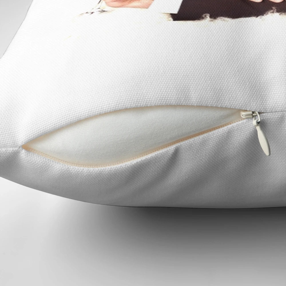 Soft, cozy pillow with Jimmy Fallon design for a restful night's sleep