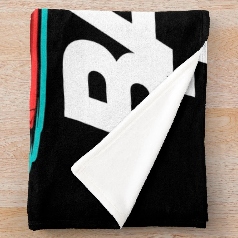 Nissan Schassis Themed Plush Blanket for Drift Enthusiasts
