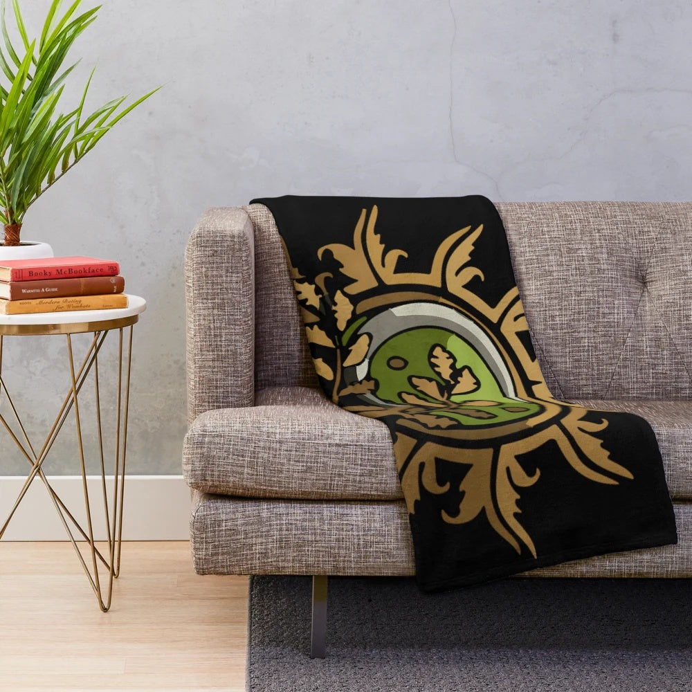 Druid Badge Plush Blanket from Baldur's Gate 3