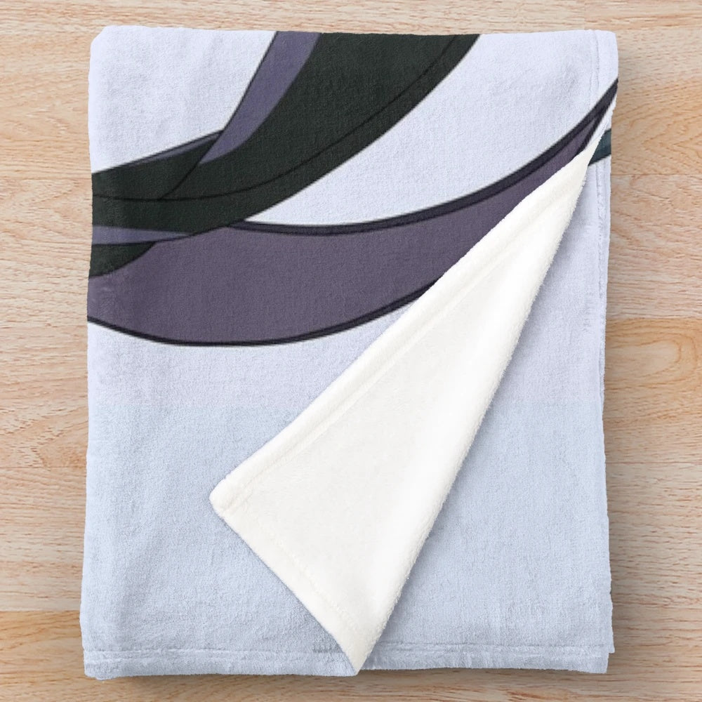 Dullahan plush blanket with scythe and headless design