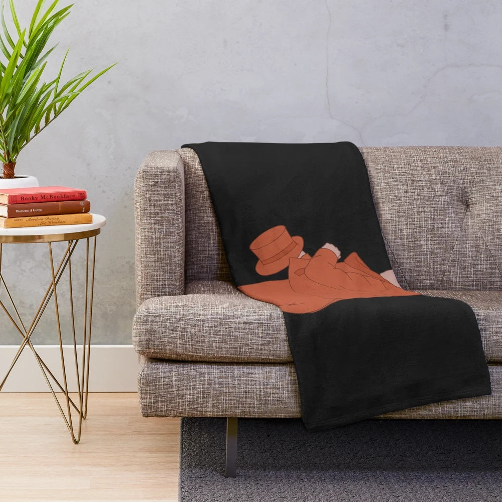 Dumb and Dumber inspired "Put Out The Vibe" plush blanket featuring characters Jim Carrey and Jeff Daniels