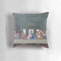 Dunder Mifflin The Last Supper Office Parody Pillow featuring characters from the TV show The Office