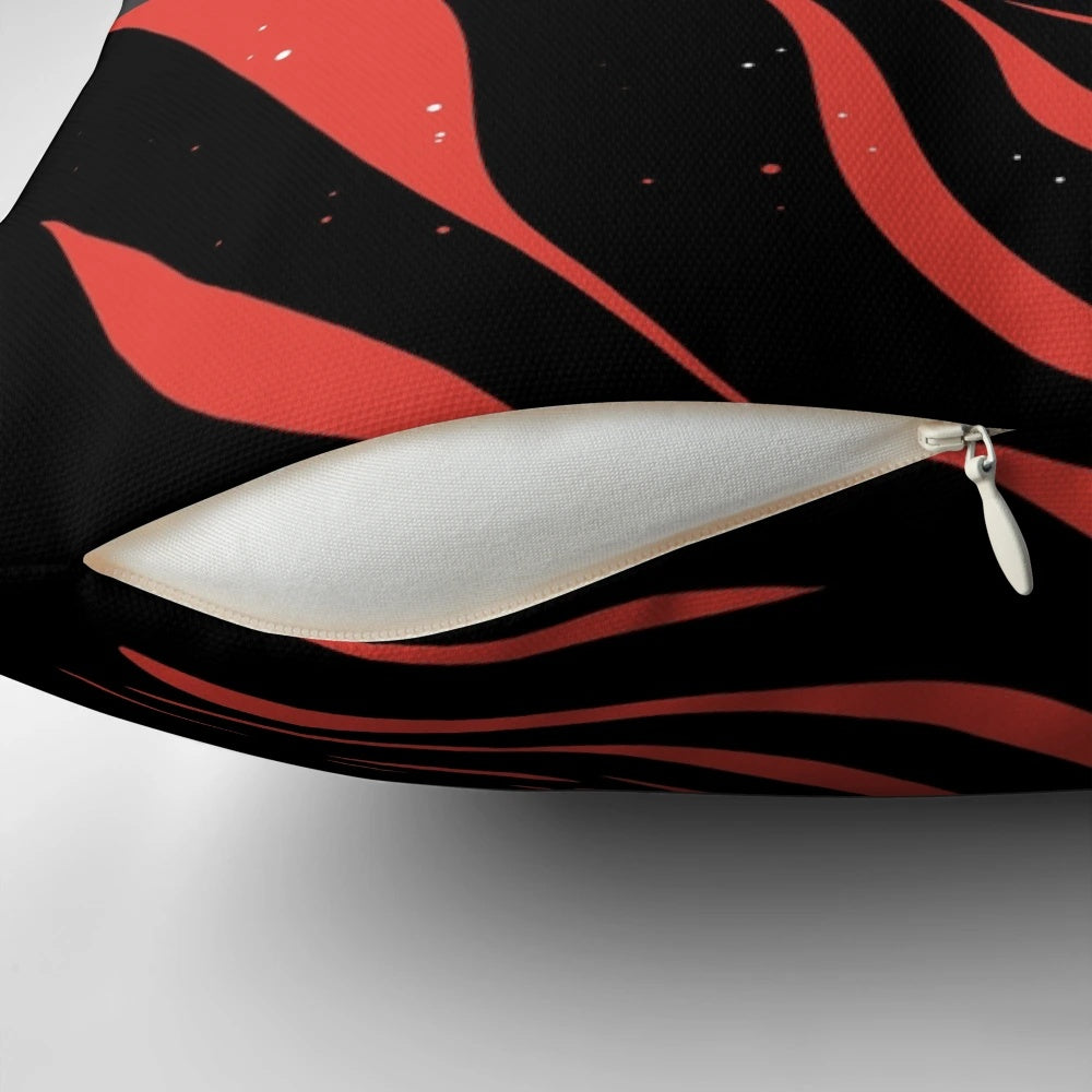 Dune Sandworm Throw Pillow featuring the iconic Shai Hulud worm from the Dune franchise