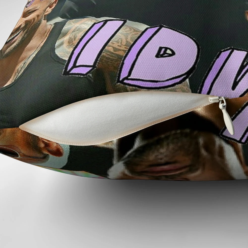 Dwayne "The Rock" Johnson inspired plush pillow