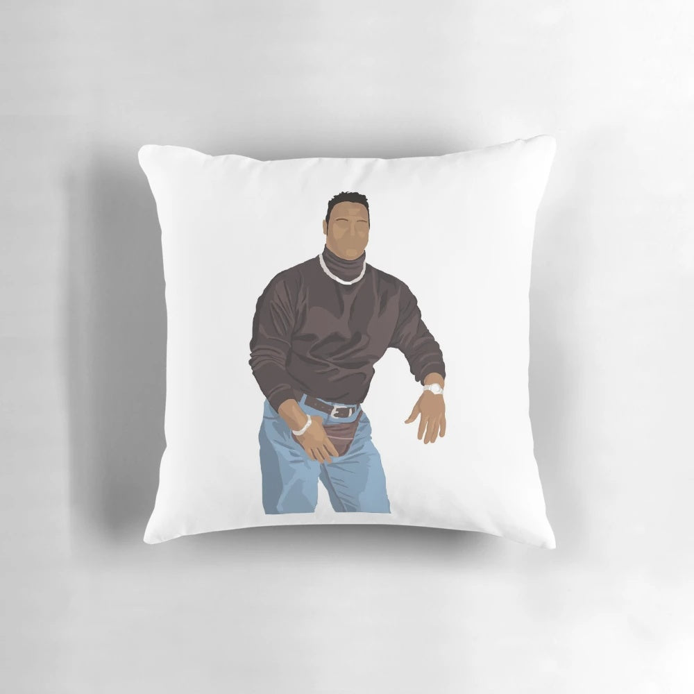 Dwayne "The Rock" Johnson Turtleneck Pillow - Comfortable and Cozy Accent Piece