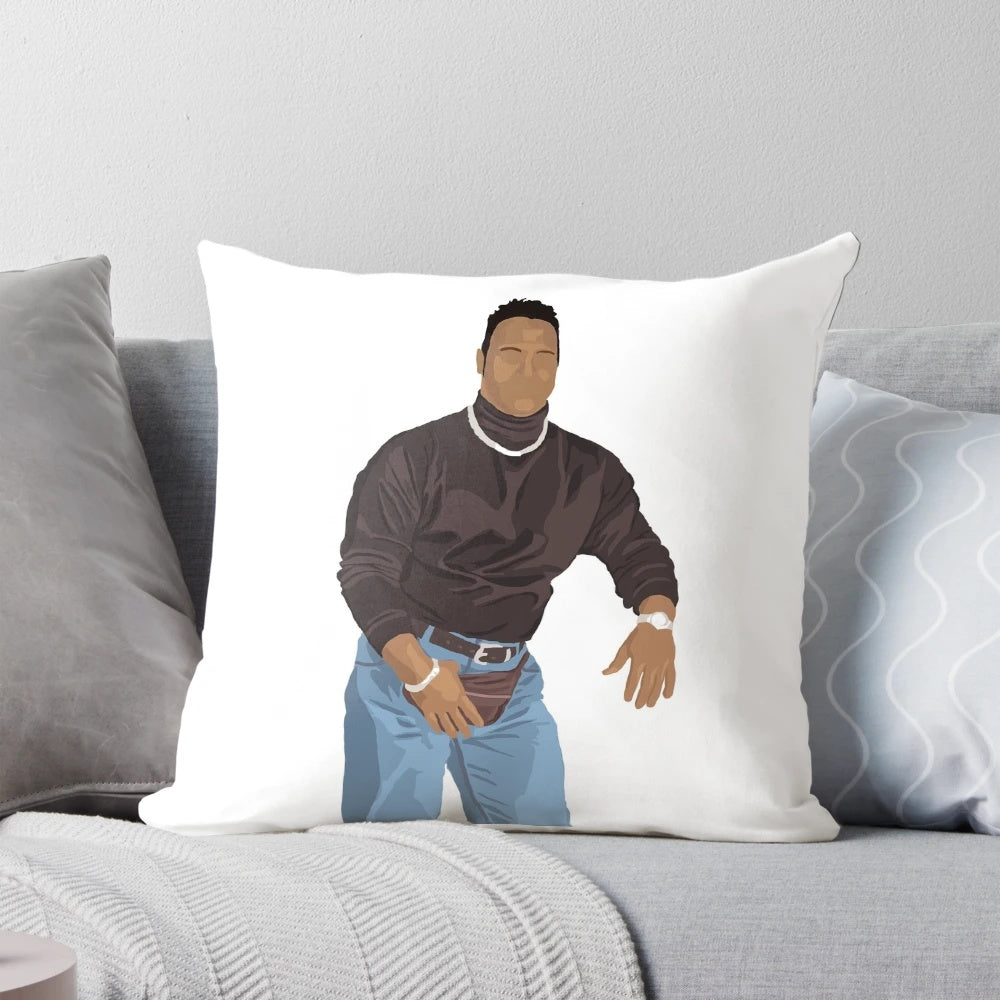 Dwayne "The Rock" Johnson Turtleneck Pillow - Comfortable and Cozy Accent Piece