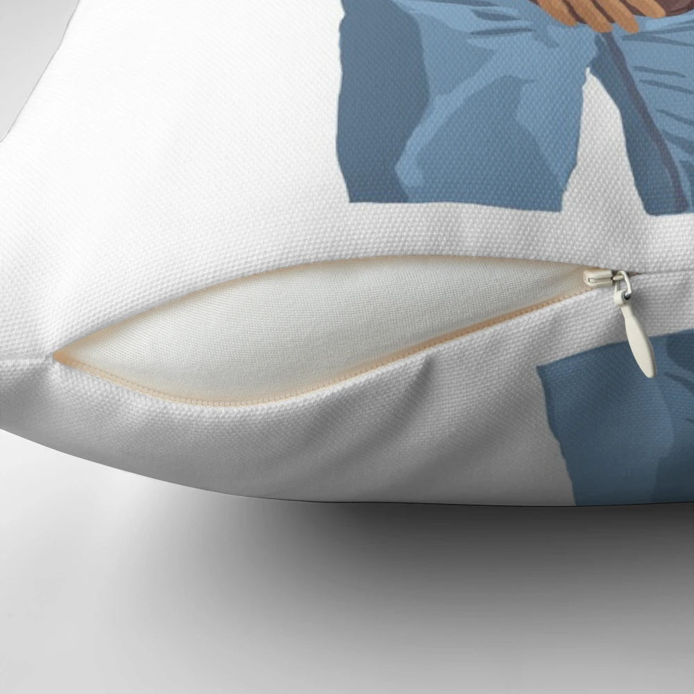 Dwayne "The Rock" Johnson Turtleneck Pillow - Comfortable and Cozy Accent Piece
