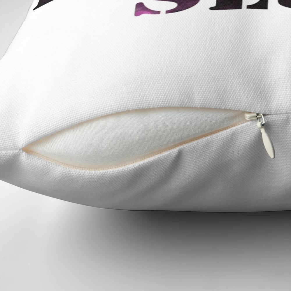 Dwight Schrute Pillow with 'You Ignorant Slut' quote from The Office