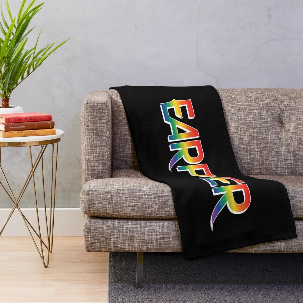 Earper inspired plush blanket featuring Wynonna Earp characters