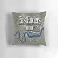 Eastenders-Inspired Pillow with Show's Logo and Characters