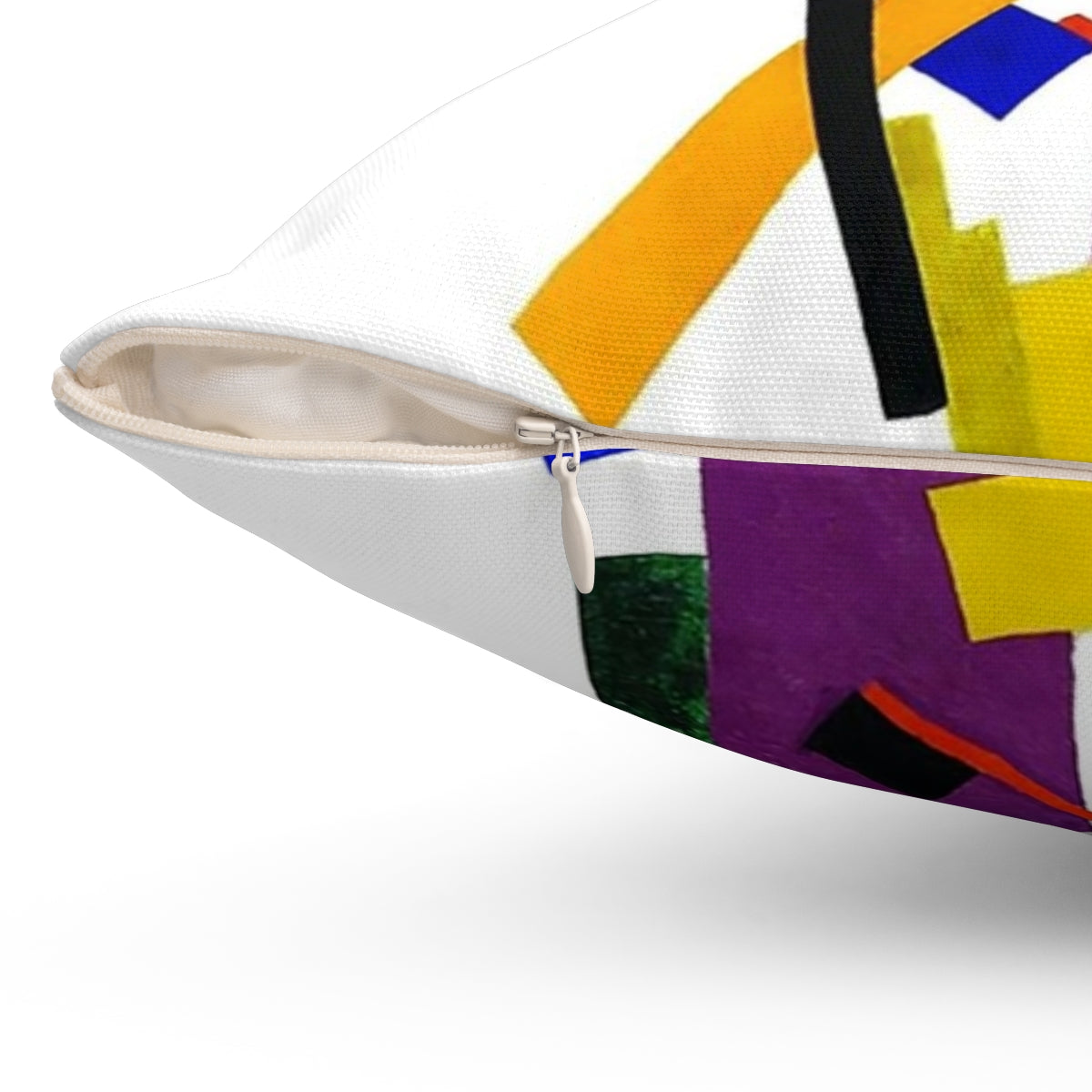 High definition abstract art suprematism design pillow - Detail